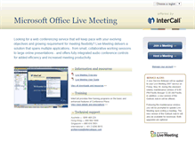 Tablet Screenshot of livemeeting.intercallapac.com